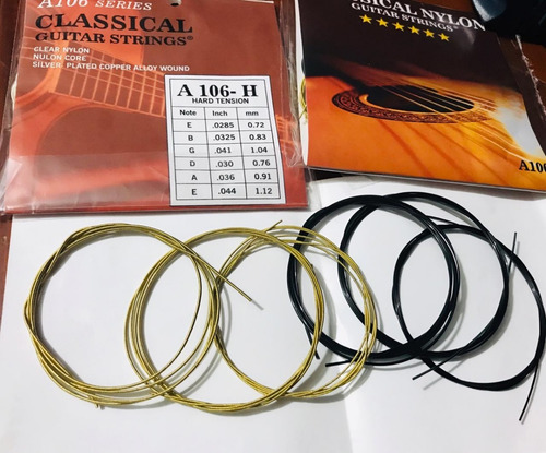 Encordados Para Guitarra Acustica En Nylon