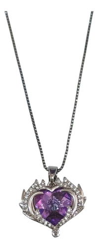 Collar De Acero Inoxidable De Hello Kitty Con Estuche Varios Corazon