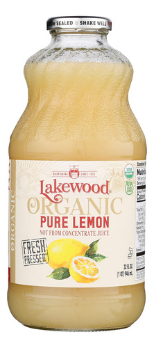 Lakewood Limn Puro Orgnico, 32 Onzas (paquete De 6)