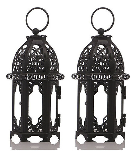 2 Candelabros Decorativos Con Portavelas, Farol Vintage De H