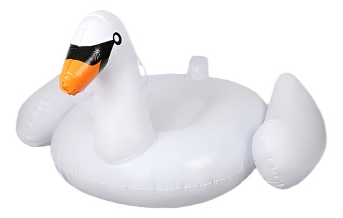 Cisne Gigante Inflable Flotador Juguete Piscina Nadar Anillo