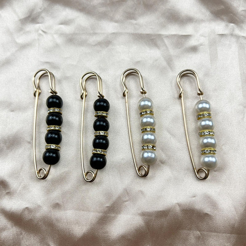 A A 3 Elegante Juego De Broches De Perlas For 3 Piezas