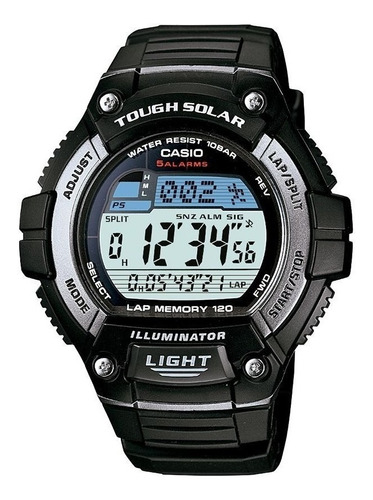 Reloj Casio Hombre W-s220-1a Originales Sumergible