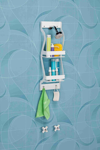 Organizador Ducha De Baño Damecos Blanco