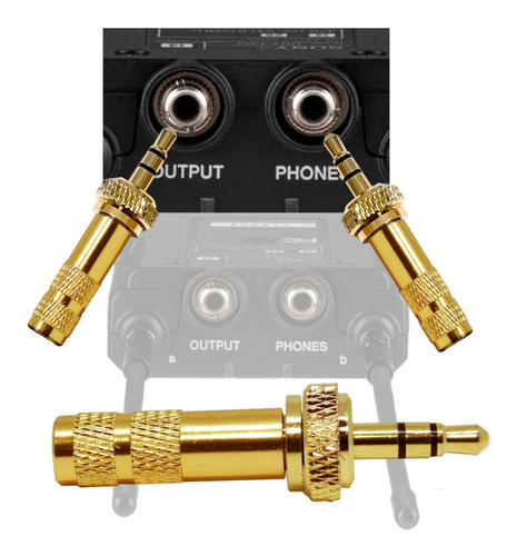 Imagem 5 de 7 de 06 X Conector P2 Estereo Para Sennheiser Serie Ew Sony Uwp