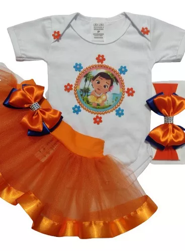Roupa E Fantasia Infantil Para Bebe Princesa Moana