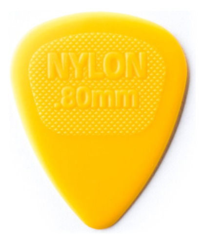 Pua Jim Dunlop 443r 0.80 De Nylon 0,80mm Amarillo Por Unidad