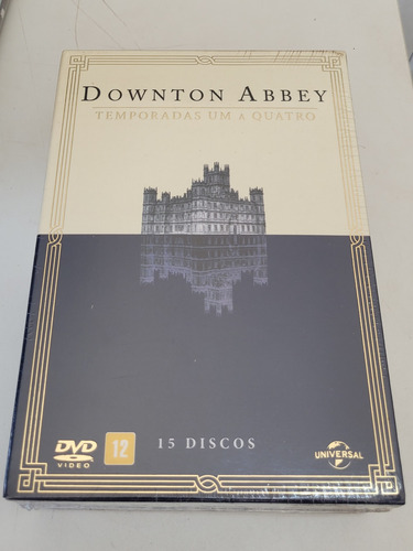 Box Dvd Série Downtown Abbey - 4 Temporadas - 15 Discos