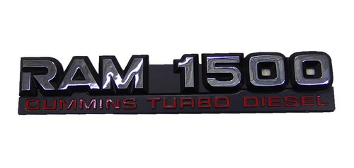 Logo Emblema Dodge Ram 1500 Turbo Diesel