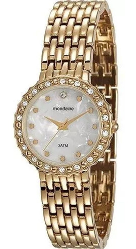 Relógio Mondaine Madrepérola C/ Strass 94788lpmvdm1