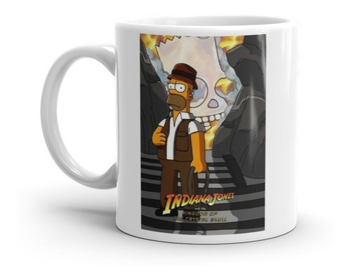 Taza Los Simpsons - Homero Simpson Indiana Jones