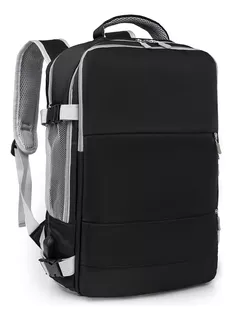 Mochila Antirrobo Para Ordenador, Mochila Escolar Para Estudiantes Bolsa De Viaje Con Cargador Usb Bolsa Para Zapatos Independiente Gran Capacidad 40l