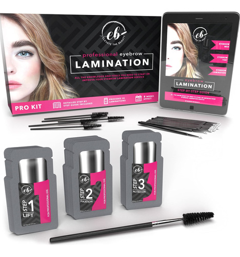 Kit Profesional De Laminacion De Cejas  Kit Completo De Lam