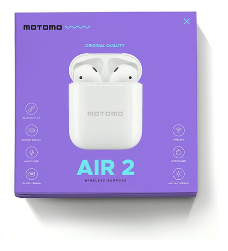 Imagen 3 de 3 de Audifonos Air 2 Motomo