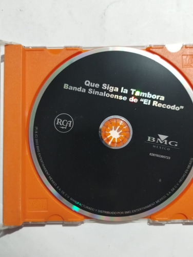 Que Siga La Tambora. Banda Sinaloense El Recodo. (Usado)