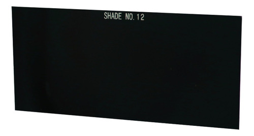 Cristal Sombra No. 12 Para Careta De Soldar - Sinerco Color Negro