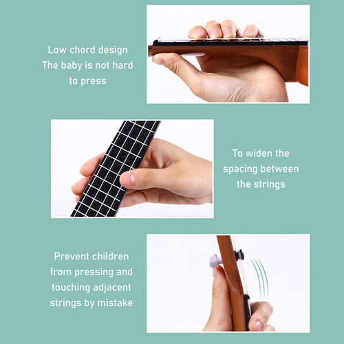 Ukelele De Juguete Para Niños, Guitarra Infantil De 4 Cuerda