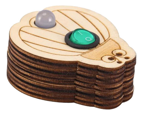 Tablero Sensorial De Madera Con Interruptor De Tablero
