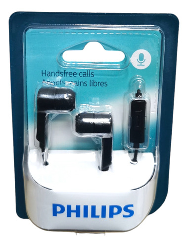 Audifonos Philips She1405bk Manos Libres 3.5mm