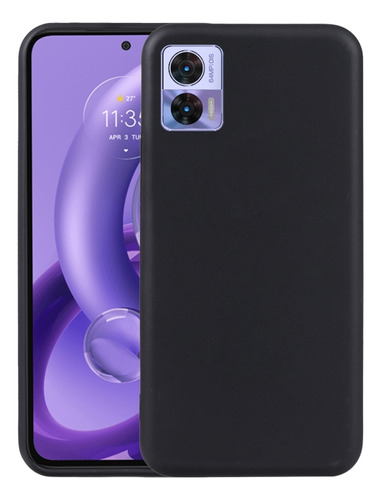 Funda De Teléfono Tpu Negra Para Motorola Edge 40 Neo