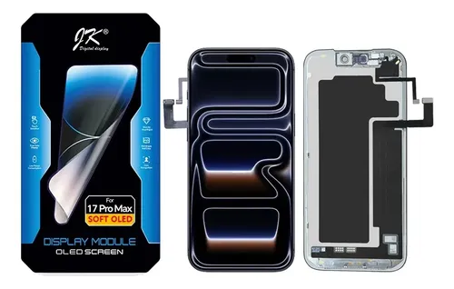 Tela Frontal Para Iphone 17 Pro Max Jk Soft Oled | MercadoLivre