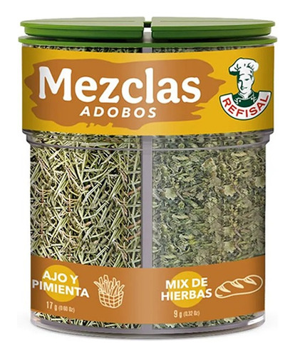 Refisal Mezcla De Adobos Ajo - g a $269