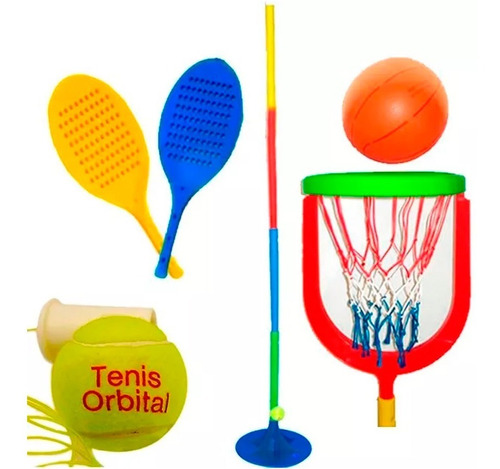 Tenis Orbital + Complemento Basket Juegos Basquet Y Tenis!