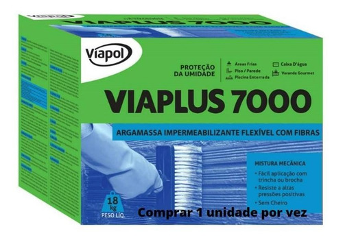 Viaplus 7000 Revestimento Impermeabilizante Flexível 18kg