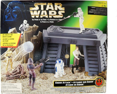 Playset Ataque En Endor Búnker Vintage Star Wars 1997 Hasbro