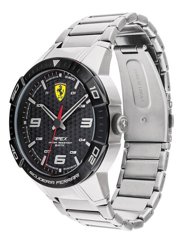 Imagen 2 de 4 de Reloj Ferrari Caballero Color Plateado 0830641 - S007