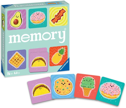 Juego De Memoria Ravensburger 20357 4 Foodie Favorites