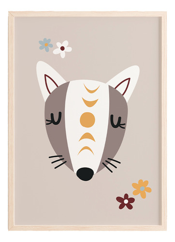 Lámina Imprimible Varios Modelos Niños Animales Deco Cuadro 12
