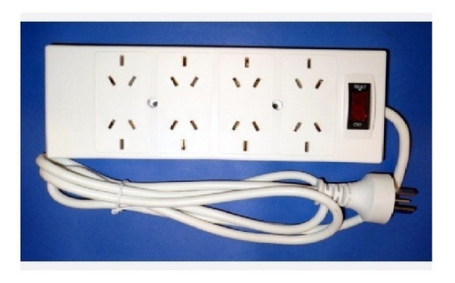 Imagen 3 de 6 de Prolongador Zapatilla 8 Tomas + 1,5 Mts De Cable Sica *e631*