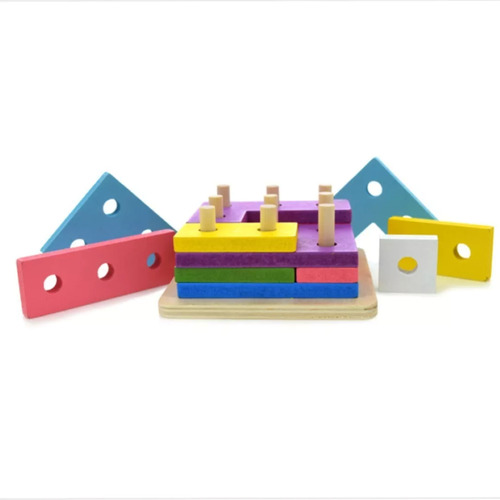 Encastre Cubo Formas Con Piezas Color Pastel Mt08895 Color Colores Pastel