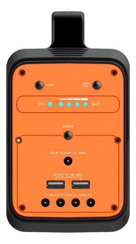 Imagen 5 de 9 de 130wh Fuente De Alimentación Portátil Generador Solar Energí