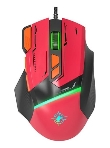 Mouse Gamer Zeus Led 8 Teclas Rudo En Video Juegos  