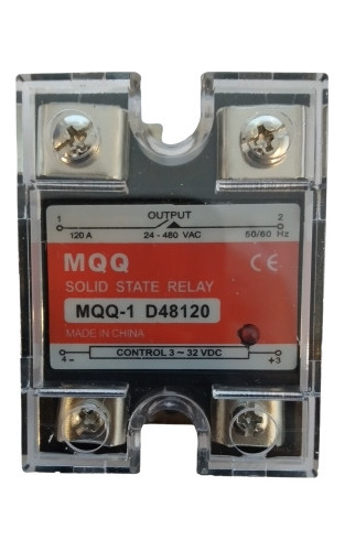 Rele De Estado Solido Ssr 120a  Marca Mqq Original 