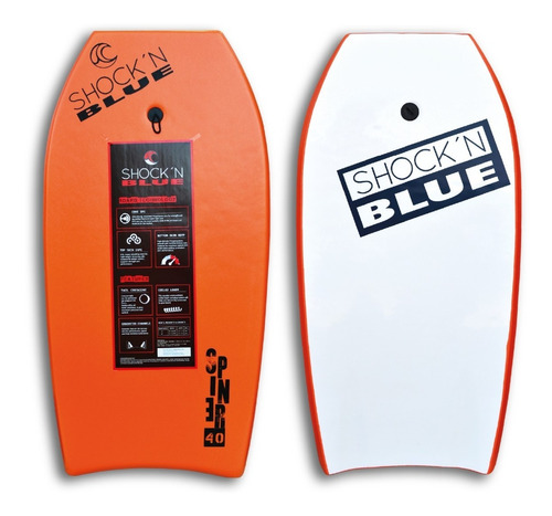 Tabla Bodyboard Shock'n Blue Principiante Spinner 40