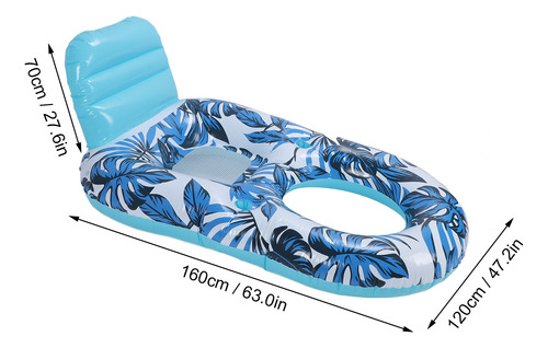 Espreguiçadeira Inflável De Bronzeamento Para Piscina Float