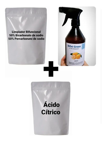 Acido Citrico +limpiador Bifuncional (1kg C/u) +home Spray