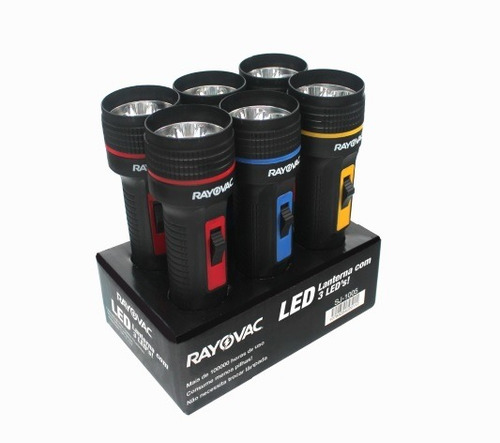 Imagem 1 de 5 de 06 Lanternas Interiores Tri Led Mini X6 Rayovac