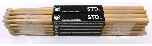 Palillos Para Bateria Pack X10 Juegos Standard 5 A B P Nylon Color 5b