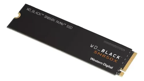 Ssd Wd Black Sn850x 2tb Nvme M.2 2280 Wds200t2x0e Cor Preto