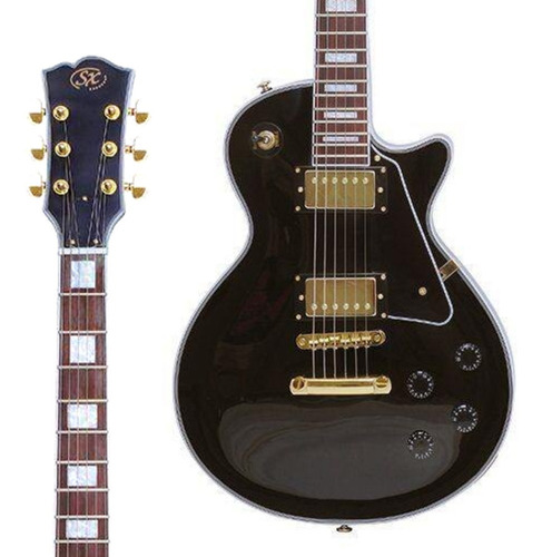 Guitarra Les Paul Sx Black Eh3d Cbk