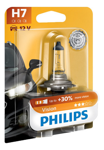Ampolleta Philips Visión H7 De 12v Y 55w Base Px26d