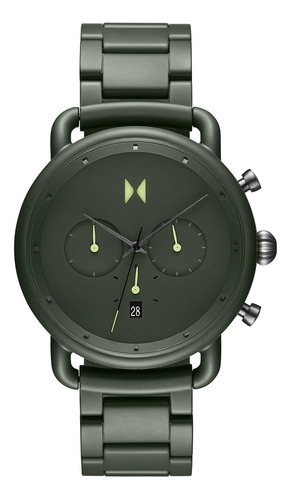 Mvmt Blacktop Ii Ceramic Reloj Cronógrafo Verde Mate De 47 M