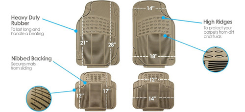 Tapetes 4 Pzs Rayas Jac Frision T8 2024