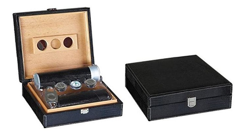 Prestige Grupo Importación - Alligator Piel Humidor Conjunto