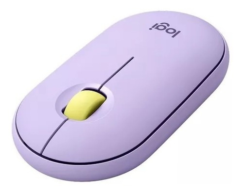 Mouse Logitech Bluetooth Pebble M350 Lavanda Inalámbrico