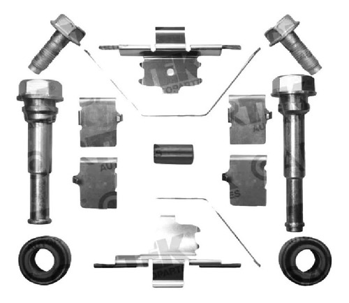 Kit Herrajes De Balatas Ford Fusion 2006-2007-2008 Del Ck